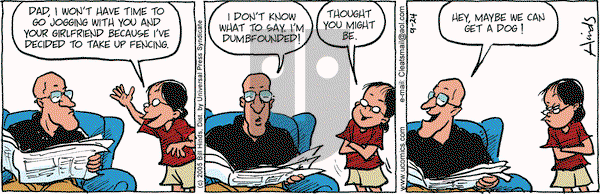 Cleats on Saturday September 24, 2005 Comic Strip