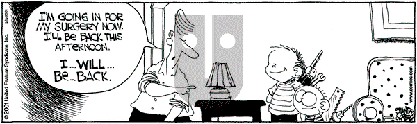 The Buckets on Wednesday March 14, 2001 Comic Strip