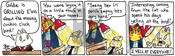 Breaking Cat News on Friday April 25, 2025 Comic Strip