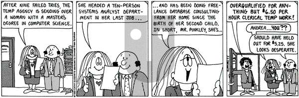 Cathy Classics on Tuesday March 2, 1993 Comic Strip