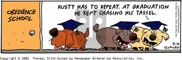 Frank and Ernest on Wednesday September 4, 2002 Comic Strip