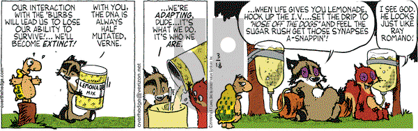 Over the Hedge on Thursday March 18, 2010 Comic Strip