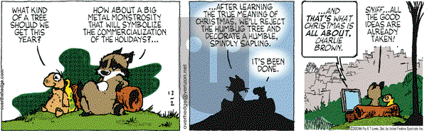 Over the Hedge on Wednesday December 2, 2009 Comic Strip