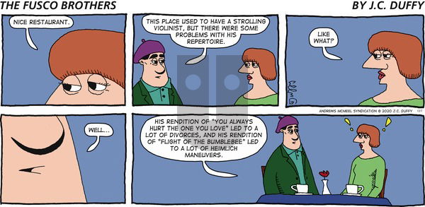 The Fusco Brothers on Sunday December 7, 2025 Comic Strip