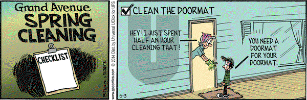 Grand Avenue on Saturday May 3, 2014 Comic Strip