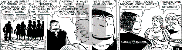 Alley Oop on Saturday March 4, 2000 Comic Strip