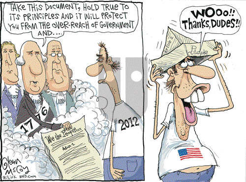 Glenn McCoy on Wednesday July 4, 2012 Comic Strip