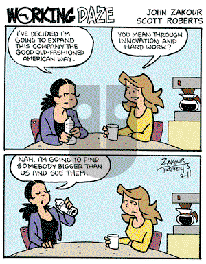 Working Daze on Monday August 11, 2008 Comic Strip