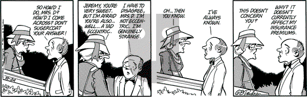 Doonesbury on Saturday October 24, 1987 Comic Strip