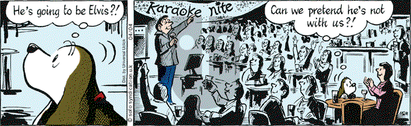 Fred Basset - Friday April 4, 2014 Comic Strip