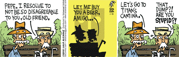La Cucaracha on Friday January 9, 2015 Comic Strip