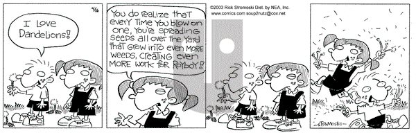 Soup to Nutz - Old on Wednesday April 16, 2003 Comic Strip