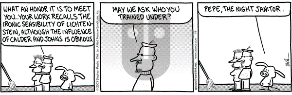 Pearls Before Swine on Saturday February 8, 2003 Comic Strip