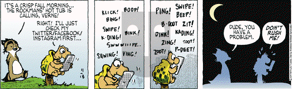 Over the Hedge on Monday November 13, 2017 Comic Strip