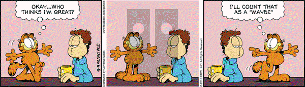 Garfield on Monday June 8, 2015 Comic Strip