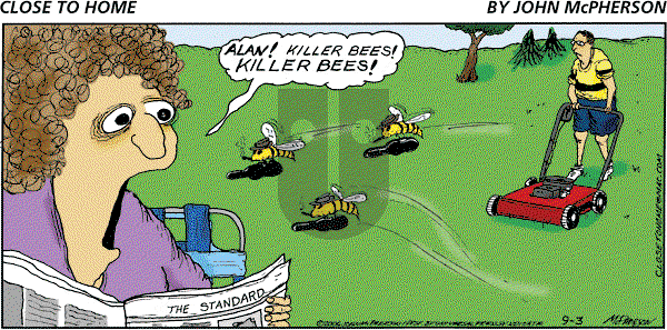 Close to Home on Sunday September 3, 2006 Comic Strip