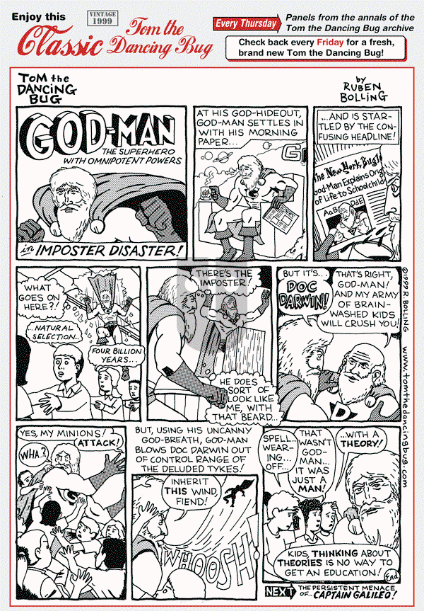 Tom the Dancing Bug on Thursday September 24, 2015 Comic Strip