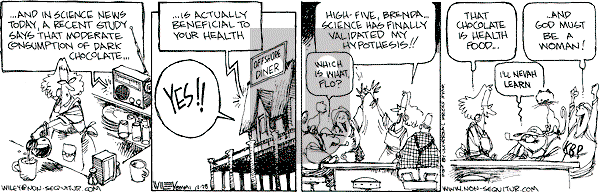 Non Sequitur on Friday December 28, 2001 Comic Strip