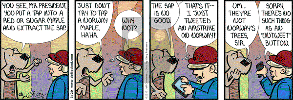 DeFlocked on Monday March 20, 2017 Comic Strip