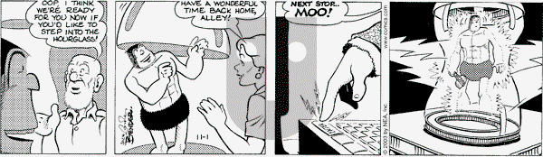 Alley Oop on Saturday November 1, 2003 Comic Strip