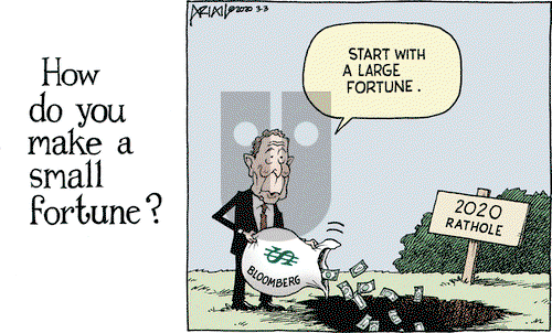 Robert Ariail on Tuesday March 3, 2020 Comic Strip