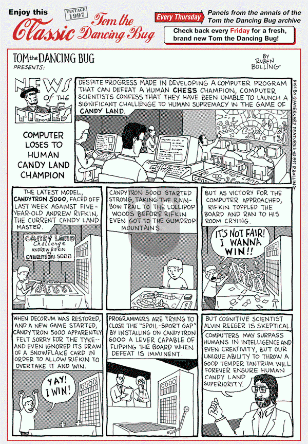 Tom the Dancing Bug on Thursday May 25, 2017 Comic Strip