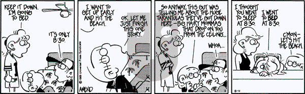 FoxTrot on Friday August 11, 1989 Comic Strip