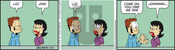 Garfield on Friday April 27, 2018 Comic Strip