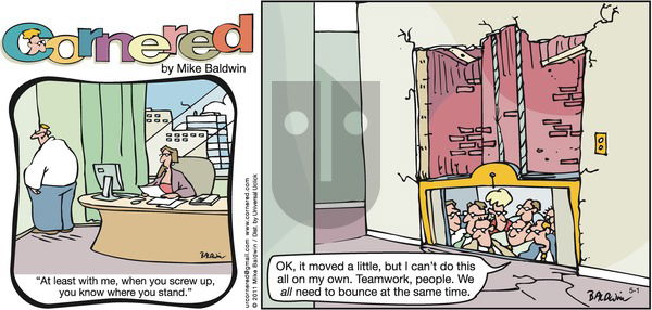 Cornered on Sunday May 1, 2011 Comic Strip