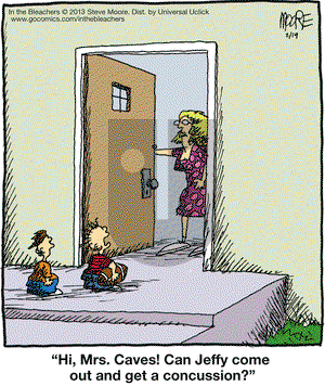 In the Bleachers on Tuesday February 19, 2013 Comic Strip
