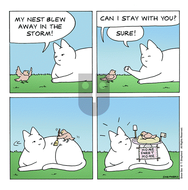 Snow Sez on Monday August 26, 2024 Comic Strip