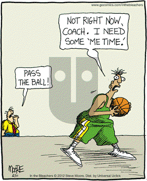 In the Bleachers on Friday May 11, 2012 Comic Strip