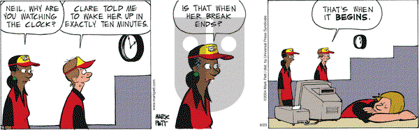 Lucky Cow on Monday August 23, 2004 Comic Strip