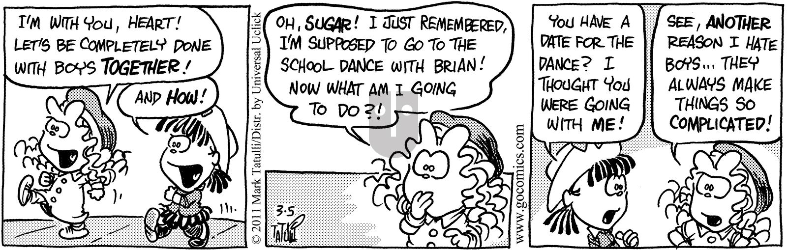 Heart of the City - Saturday March 5, 2011 Comic Strip