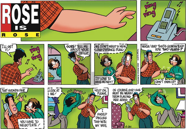 Rose is Rose on Sunday April 24, 2016 Comic Strip