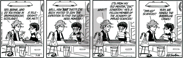 Doonesbury on Monday July 19, 1976 Comic Strip