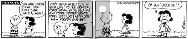 Peanuts on Thursday September 5, 1963 Comic Strip
