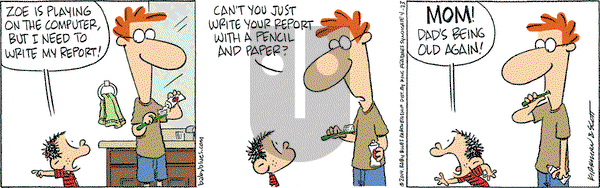 Baby Blues on Wednesday April 23, 2014 Comic Strip