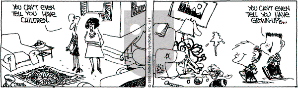 The Buckets - Wednesday November 11, 1998 Comic Strip