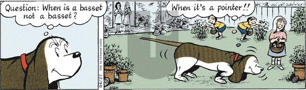 Fred Basset on Friday April 27, 2012 Comic Strip