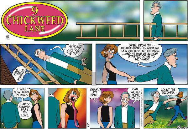 9 Chickweed Lane on Sunday June 17, 2012 Comic Strip