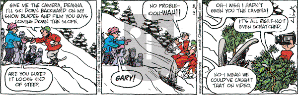 Cleats - Thursday December 30, 2004 Comic Strip