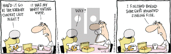 The Duplex on Saturday January 13, 2001 Comic Strip