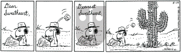 Peanuts on Tuesday June 10, 2003 Comic Strip