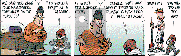 Frazz on Friday October 31, 2014 Comic Strip