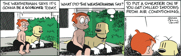 Red and Rover on Monday August 17, 2020 Comic Strip