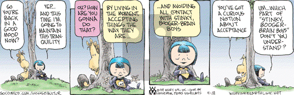 Non Sequitur - Saturday April 18, 2009 Comic Strip