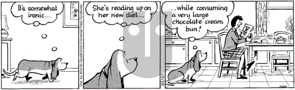 Fred Basset on Tuesday March 1, 2005 Comic Strip
