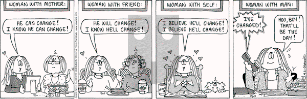 Cathy Classics on Monday April 21, 2025 Comic Strip