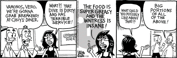 La Cucaracha on Thursday January 30, 2003 Comic Strip